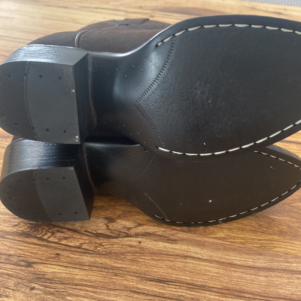 Leather upper made in India girl boots size 10 - Picture 3 of 6